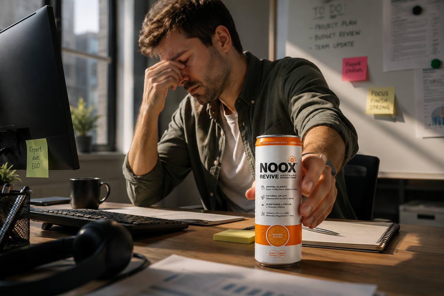 The Energy Drink Built to Beat the 3PM Crash