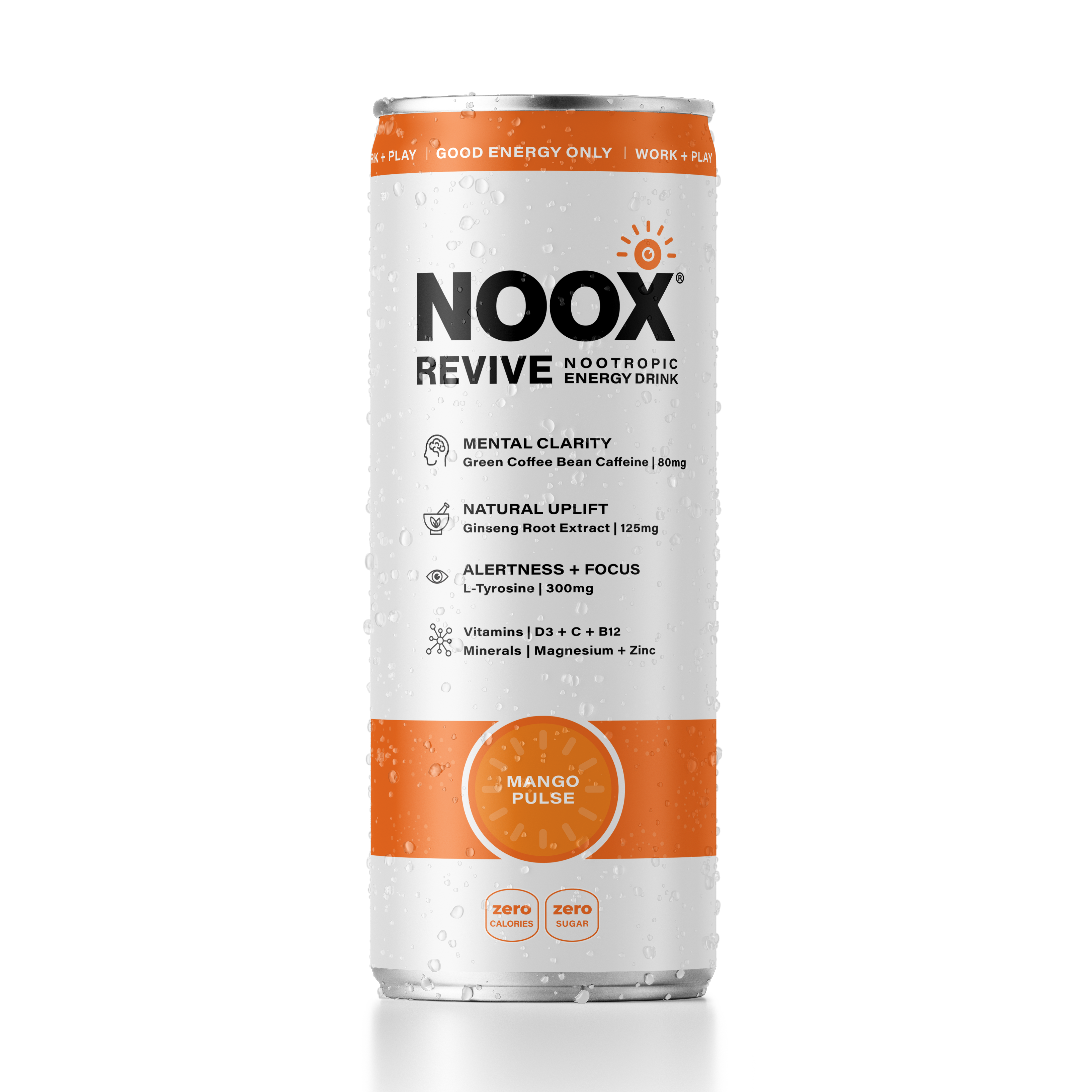 Single can of Noox Revive in Mango Pulse flavour